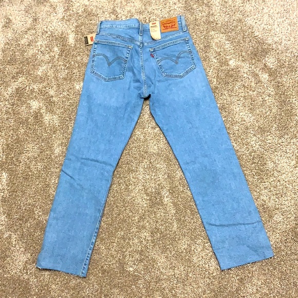 Levi Wedgie Straight High Rise Jeans - Picture 2 of 6